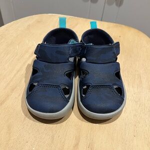 Toddler Ten Little Navy Camo Sandals